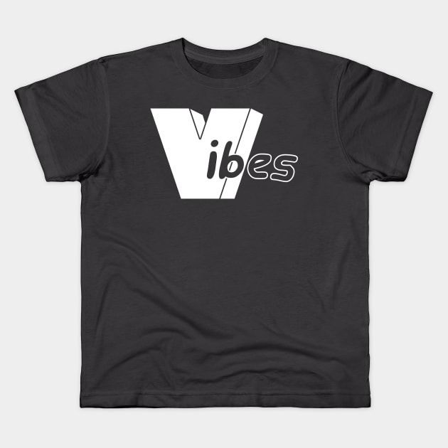 Vibes logo Kids T-Shirt by PaletteDesigns